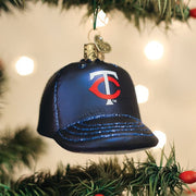 Old World Christmas Twins Baseball Cap Ornament