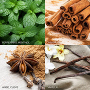 Old World Christmas Twisted Peppermint Candle