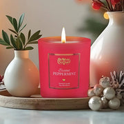 Old World Christmas Twisted Peppermint Candle