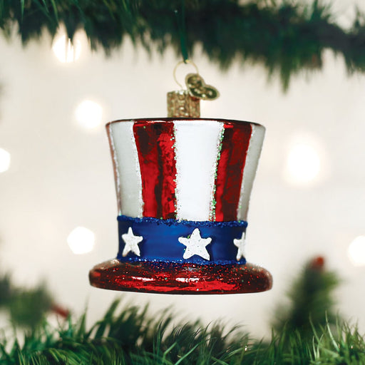 Old World Christmas Uncle Sam's Hat Ornament