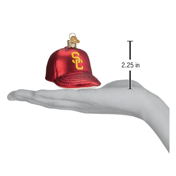 Old World Christmas USC Baseball Cap Ornament