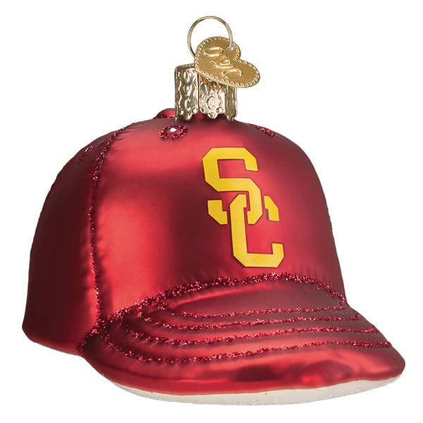 Old World Christmas USC Baseball Cap Ornament