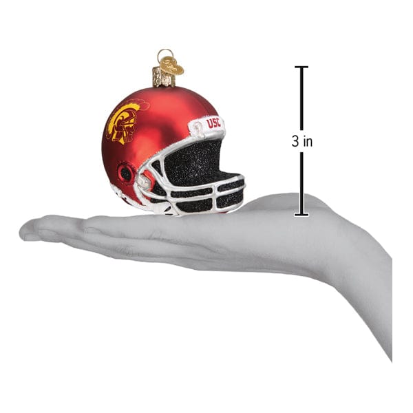 Old World Christmas USC Football Helmet Ornament
