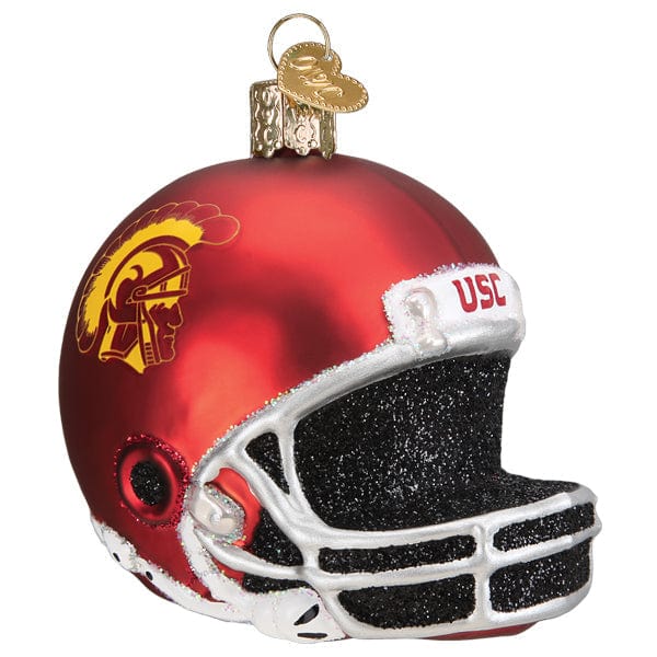 Old World Christmas USC Football Helmet Ornament