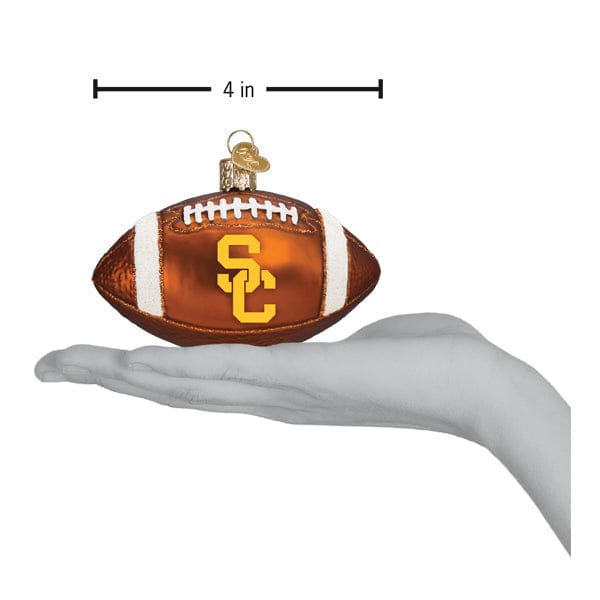 Old World Christmas USC Football Ornament