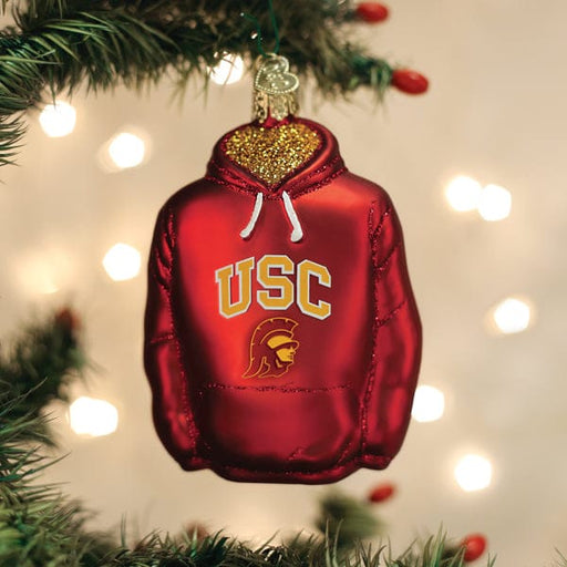 Old World Christmas USC Hoodie Ornament