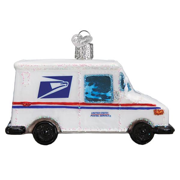 Old World Christmas USPS Mail Truck Ornament