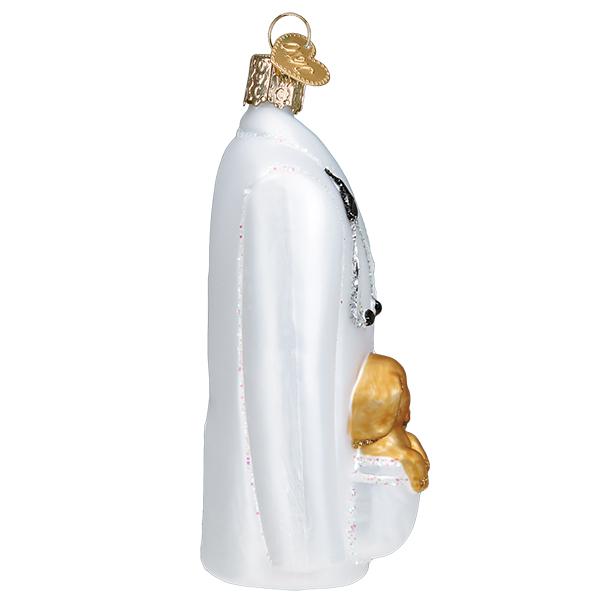 Old World Christmas Veterinarian's Coat Ornament