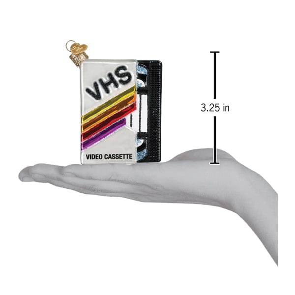 Old World Christmas VHS Tape Ornament