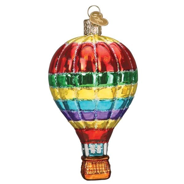 Old World Christmas Vibrant Hot Air Balloon Ornament