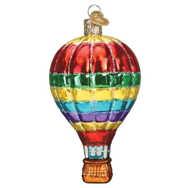 Old World Christmas Vibrant Hot Air Balloon Ornament