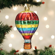 Old World Christmas Vibrant Hot Air Balloon Ornament