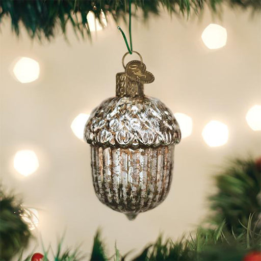 Old World Christmas Vintage Acorn Ornament