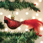 Old World Christmas Vintage Cardinal Ornament