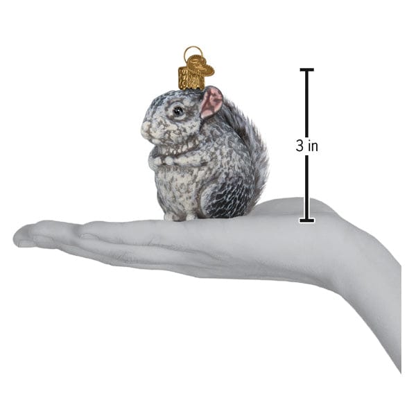 Old World Christmas Vintage Chinchilla Ornament