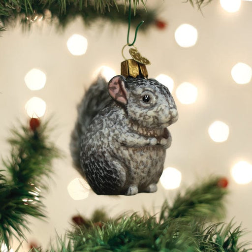 Old World Christmas Vintage Chinchilla Ornament