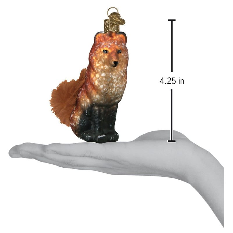 Old World Christmas Vintage Fox Ornament