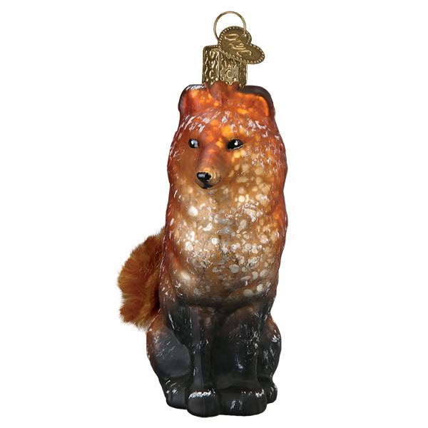 Old World Christmas Vintage Fox Ornament