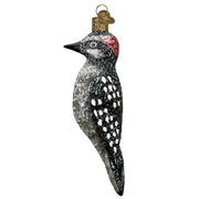 Old World Christmas Vintage Hairy Woodpecker Ornament
