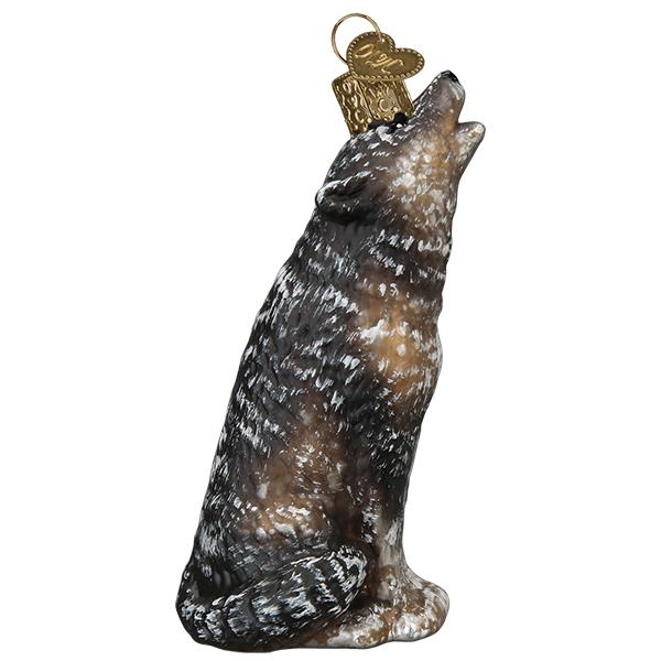 Old World Christmas Vintage Howling Wolf Ornament
