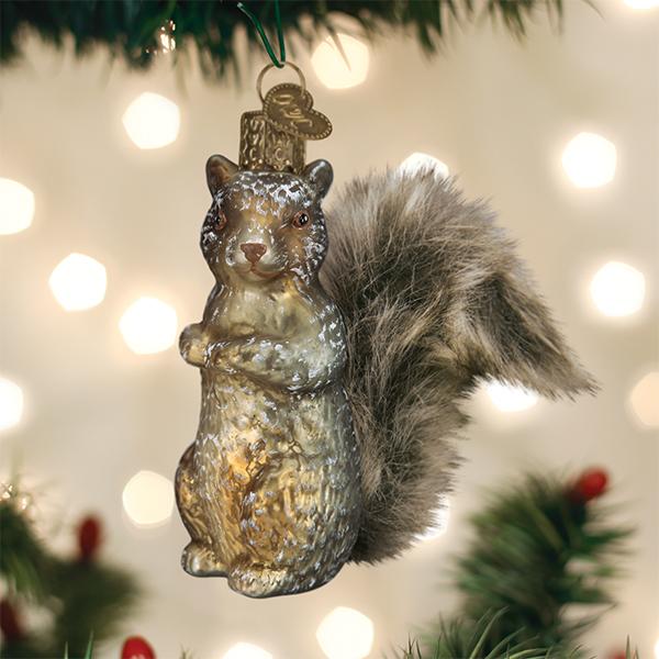 Old World Christmas Vintage Squirrel Ornament