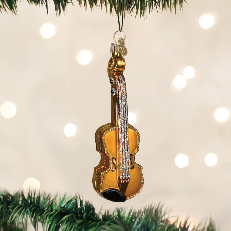 Old World Christmas Violin Ornament