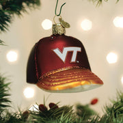 Old World Christmas Virginia Tech Baseball Cap Ornament