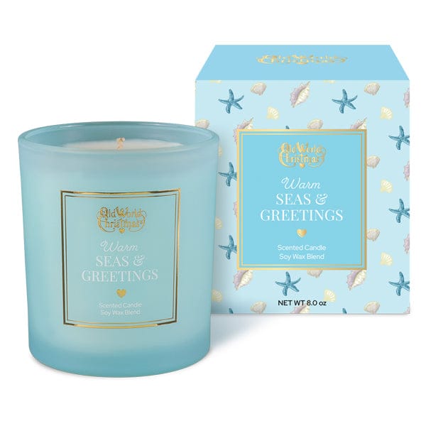 Old World Christmas Warm Seas & Greetings Candle