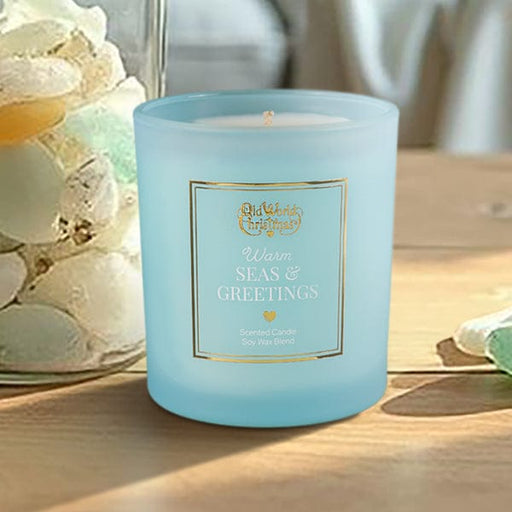 Old World Christmas Warm Seas & Greetings Candle