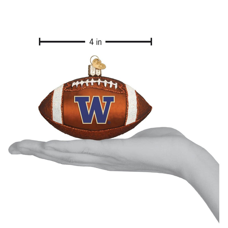 Old World Christmas Washington Football Ornament