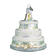 Old World Christmas Wedding Cake Christmas Ornament
