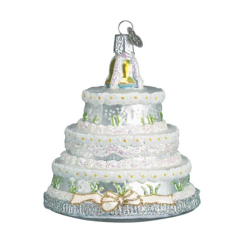 Old World Christmas Wedding Cake Christmas Ornament
