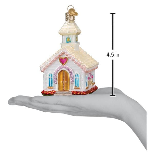 Old World Christmas Wedding Chapel Ornament
