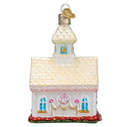 Old World Christmas Wedding Chapel Ornament
