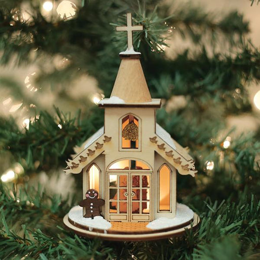 Old World Christmas Wedding Chapel Ornament