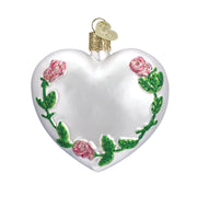 Old World Christmas Wedding Heart Ornament