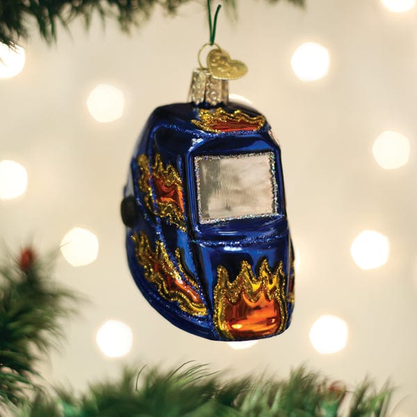 Old World Christmas Welding Helmet Ornament