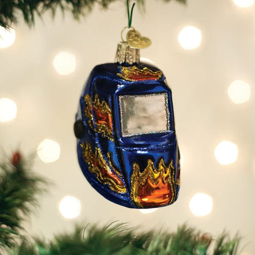 Old World Christmas Welding Helmet Ornament
