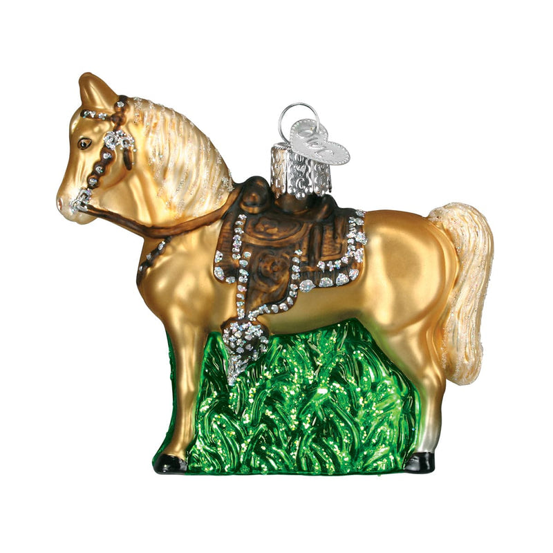 Old World Christmas Western Horse Ornament