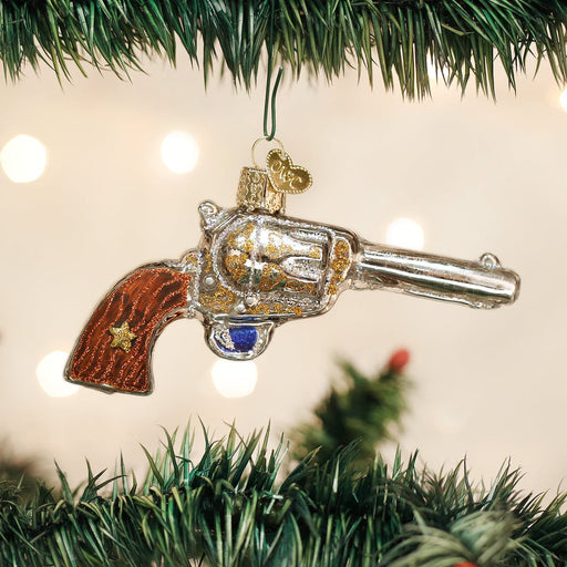 Old World Christmas Western Revolver Ornament