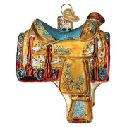 Old World Christmas Western Saddle Ornament