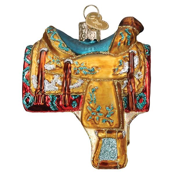 Old World Christmas Western Saddle Ornament