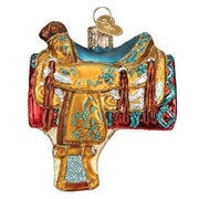 Old World Christmas Western Saddle Ornament