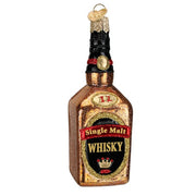 Old World Christmas Whisky Bottle Ornament