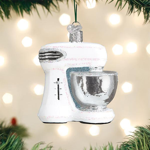 Old World Christmas White Mixer Ornament