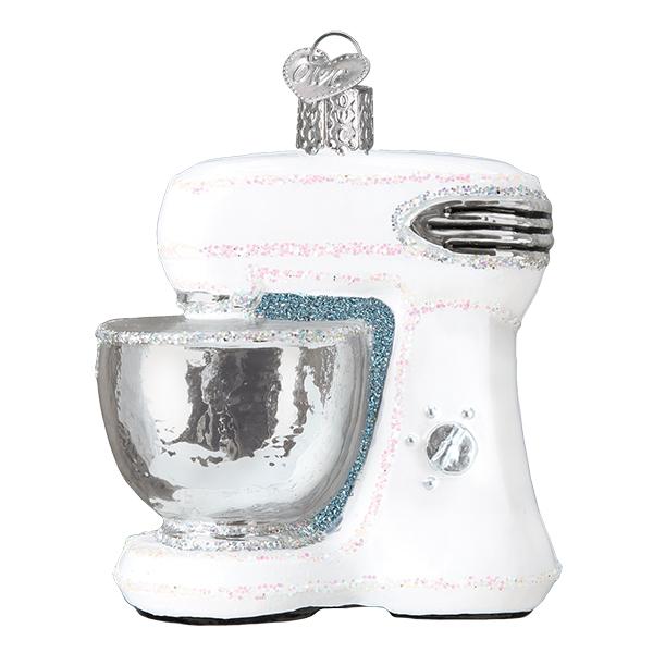 Old World Christmas White Mixer Ornament
