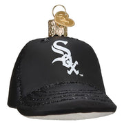 Old World Christmas White Sox Baseball Cap Ornament