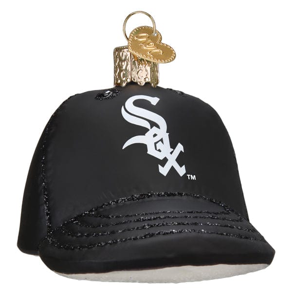 Old World Christmas White Sox Baseball Cap Ornament