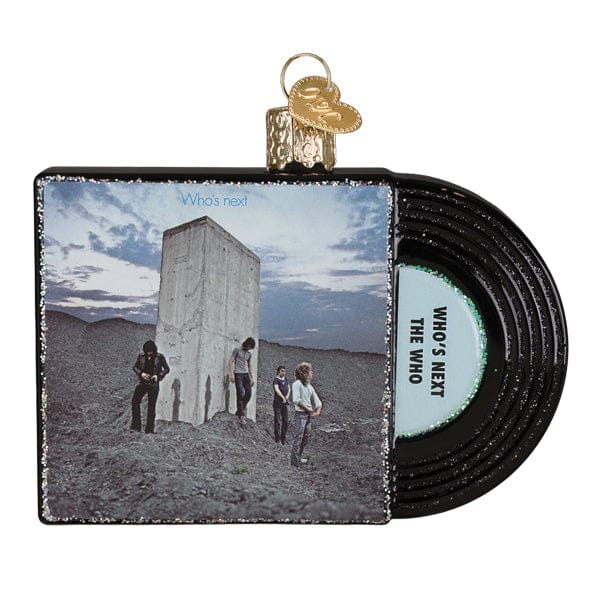 Old World Christmas Who's Next Album Cover Ornament