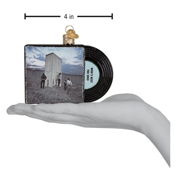 Old World Christmas Who's Next Album Cover Ornament